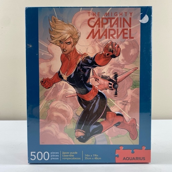 NEW Aquarius Puzzles Marvel Captain Marvel 500 Piece Jigsaw Puzzle - Picture 2 of 6